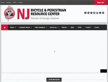 Tablet Screenshot of njbikeped.org